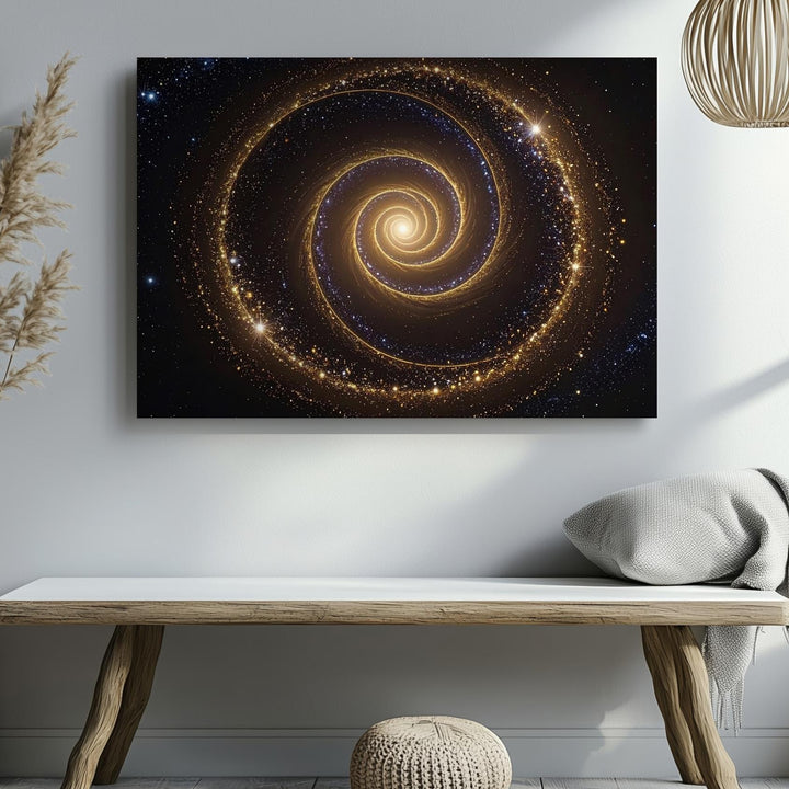 Sombrero Galaxy Canvas – Side-View Galactic Disk with Radiant Core - Gifitto