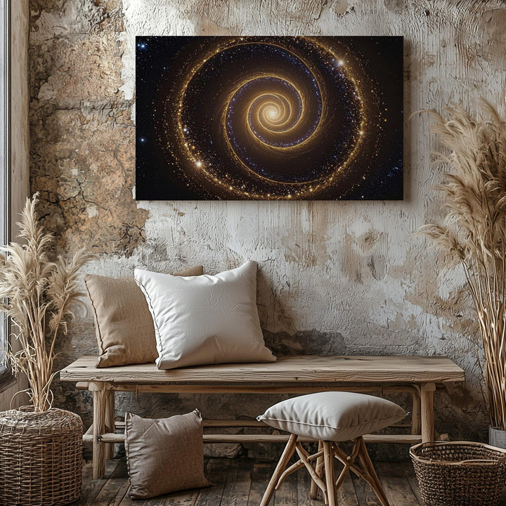 Sombrero Galaxy Canvas – Side-View Galactic Disk with Radiant Core - Gifitto