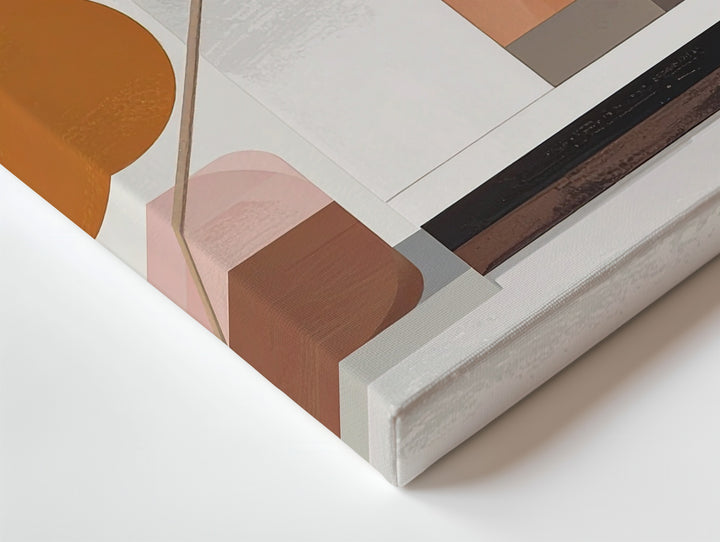 Neutral Geometry Canvas – Minimalist Abstract Art in Earthy Tones - Gifitto