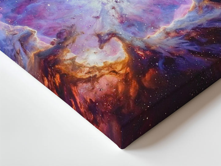 Ethereal Nebula Canvas – Vivid Cosmic Cloud in Purple, Blue & Red Tones - Gifitto