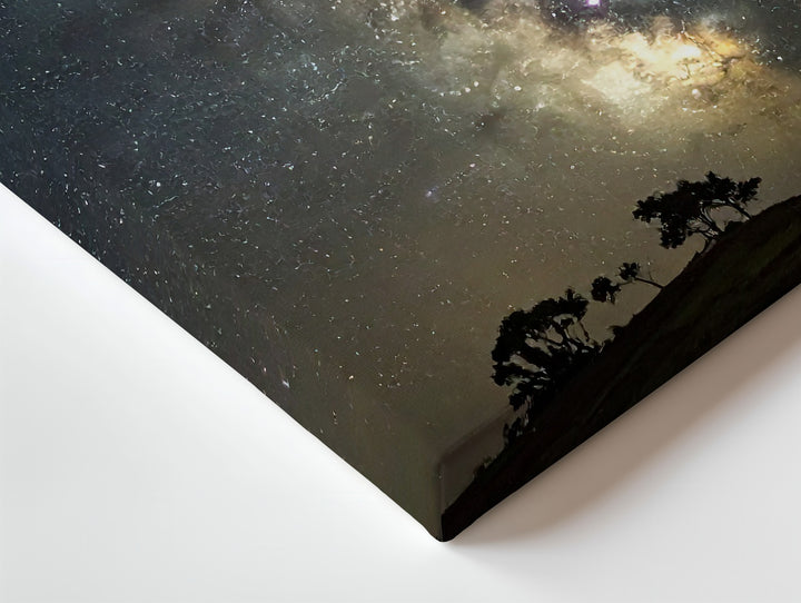 Milky Way Horizon Canvas – Star-Filled Night Sky from Earth’s Vantage - Gifitto