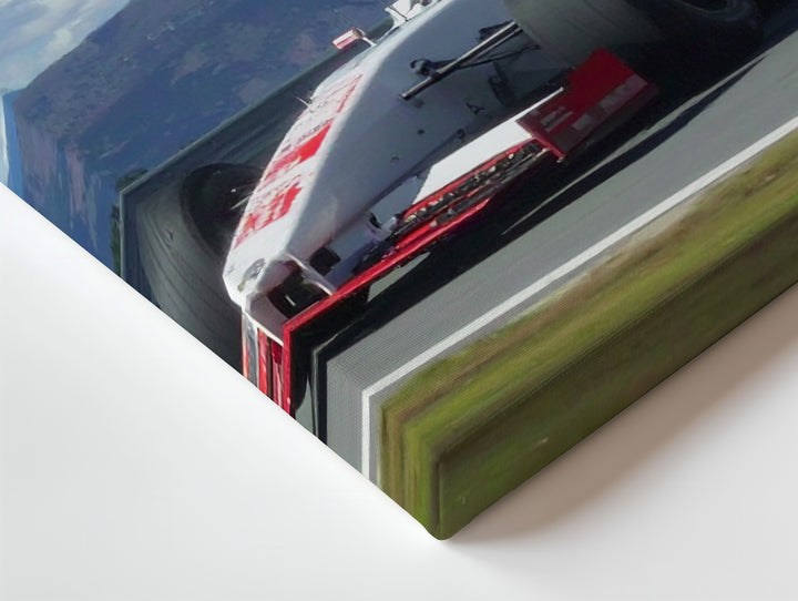 White Marlboro F1 Racing Canvas – Dynamic Formula 1 Motorsport Art - Gifitto