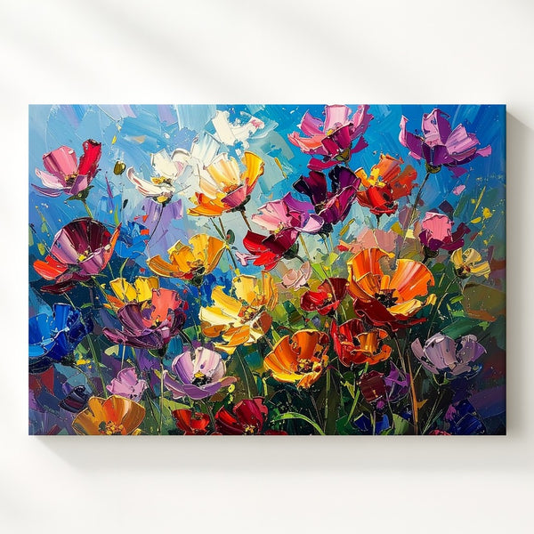 Wildflower Meadow Canvas – Vivid Spring & Summer Floral Art - Gifitto