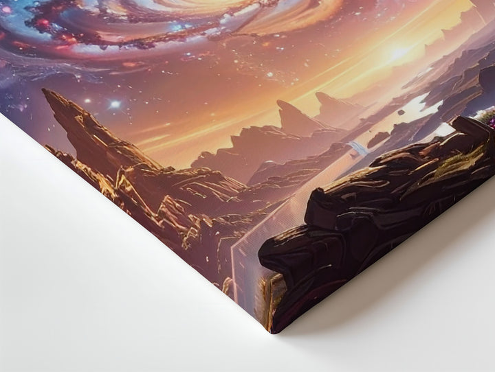Infinite Galaxies Canvas – Vast Deep Space with Colorful Star Clusters - Gifitto