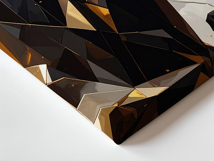 Futuristic Polygonal Horse Canvas – Geometric Equestrian Art - Gifitto
