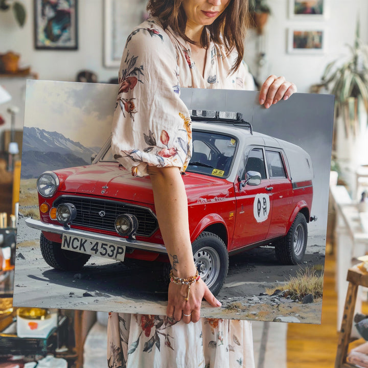 Mini Cooper Rally Legend Canvas – Vintage Motorsport Tribute Art - Gifitto