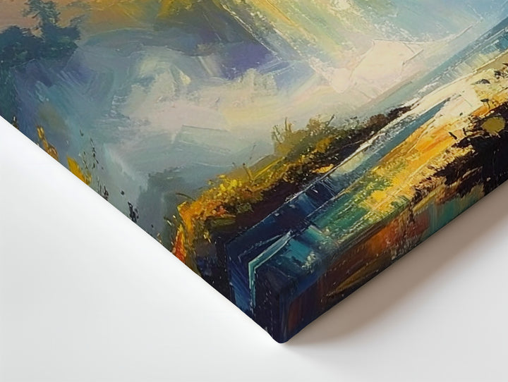 Divine Light Portal Canvas – Abstract Spiritual Awakening with Ethereal Energy - Gifitto