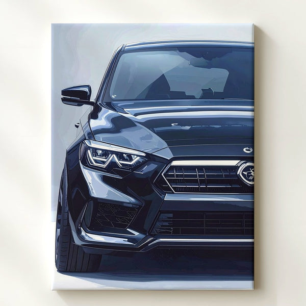 Black Range Rover SVR Canvas – Hyper-Realistic Luxury SUV Wall Art - Gifitto
