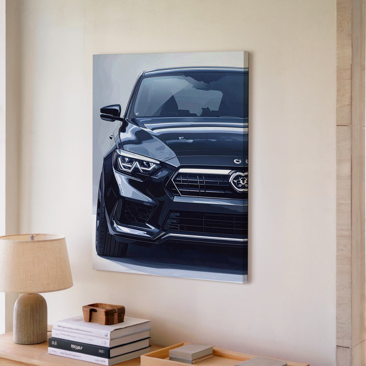 Black Range Rover SVR Canvas – Hyper-Realistic Luxury SUV Wall Art - Gifitto