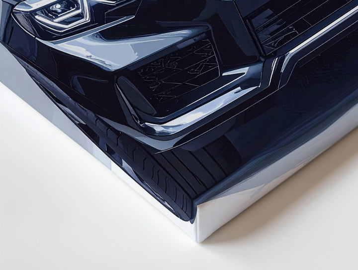 Black Range Rover SVR Canvas – Hyper-Realistic Luxury SUV Wall Art - Gifitto