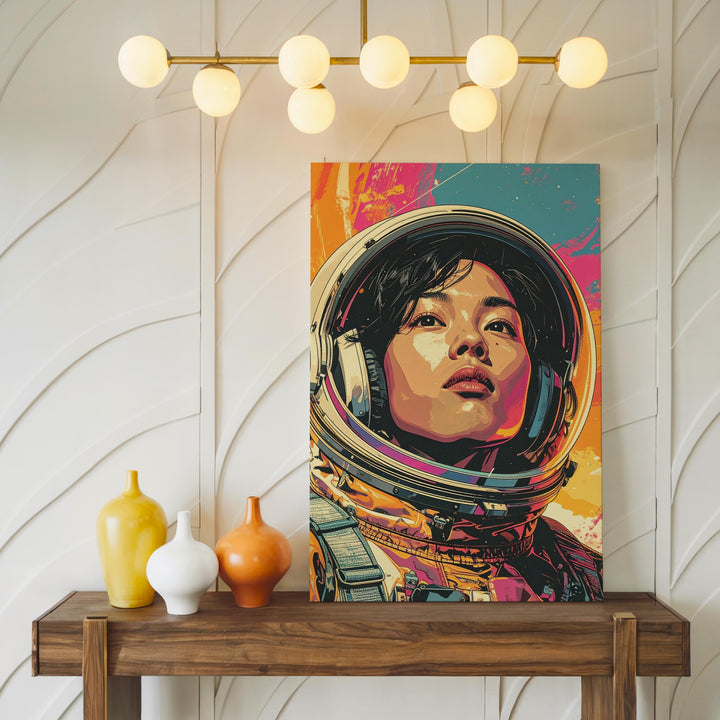Astronaut Pop Art Canvas – Vibrant Space Exploration Wall Art - Gifitto