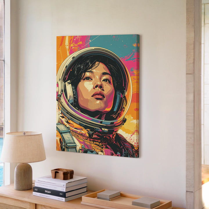 Astronaut Pop Art Canvas – Vibrant Space Exploration Wall Art - Gifitto
