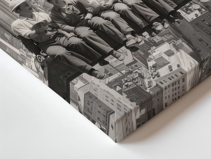 Historic Lunch on a Steel Beam Canvas – Iconic New York City Construction Photo - Gifitto