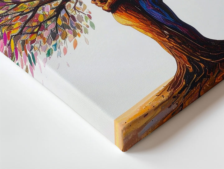Unity Tree Canvas – Symbolic Embrace of Love, Growth, and Nature - Gifitto