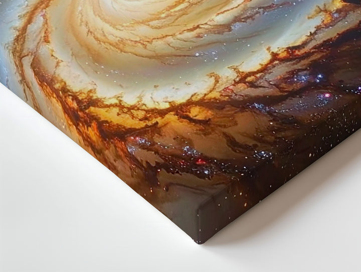 Spiral Galaxy Canvas – Photorealistic Deep Space Wall Art with Cosmic Detail - Gifitto