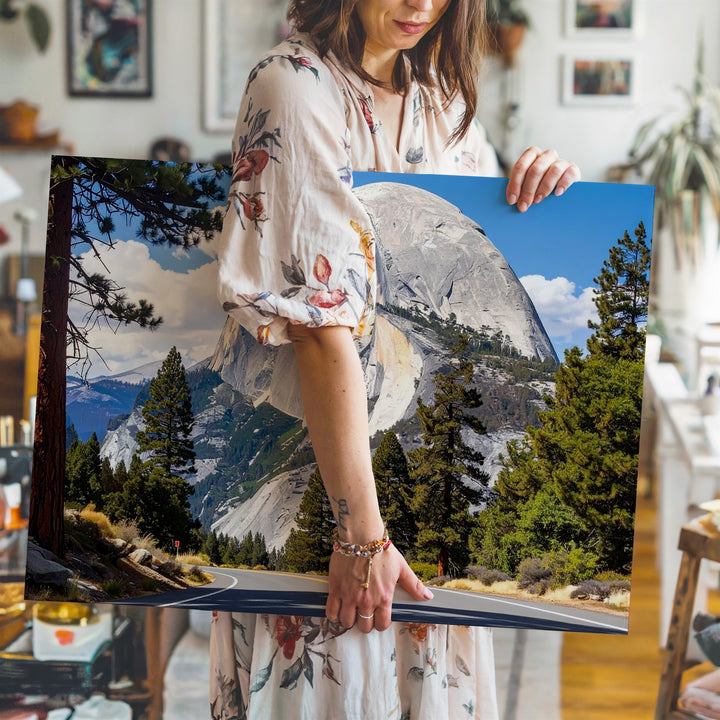 Yosemite Scenic Highway Canvas – Iconic Nature Landscape Art - Gifitto