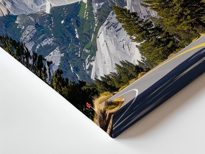 Yosemite Scenic Highway Canvas – Iconic Nature Landscape Art - Gifitto