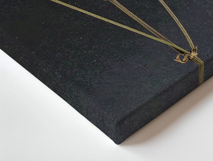 Delicate Dried Flower Canvas – Minimalist Botanical Art - Gifitto