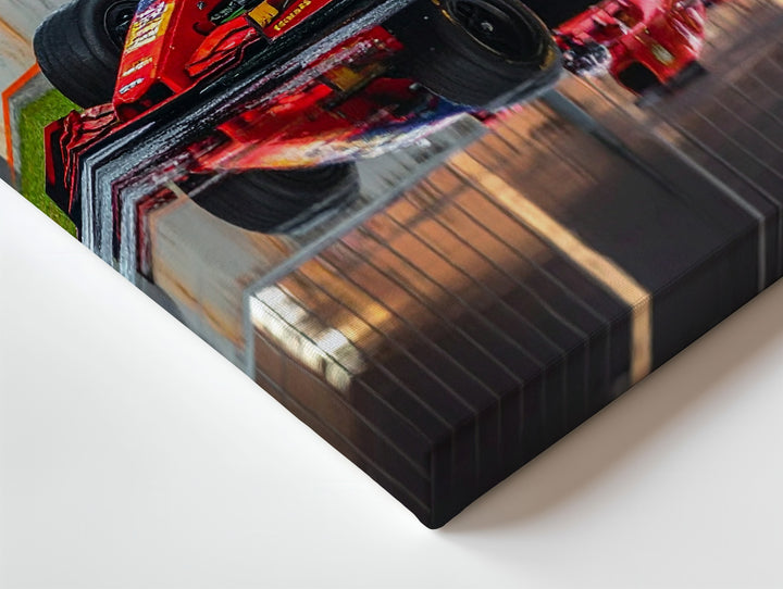 Red Bull Night Precision Canvas – Formula 1 Car with Reflected Asphalt - Gifitto