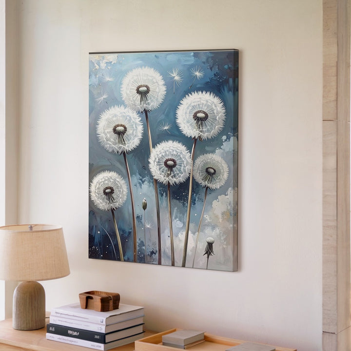 Dreamy Dandelion Seed Canvas – Fragile Nature Art - Gifitto