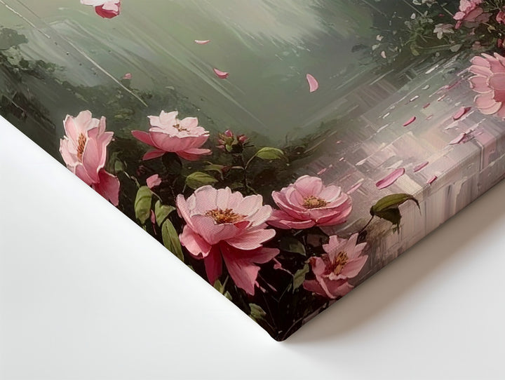Romantic Cascading Floral Canvas – Dreamlike Garden Art - Gifitto