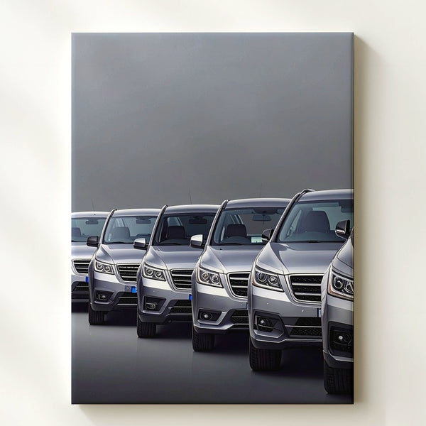 Mercedes Legacy Lineup Canvas – Evolution of Luxury in Motion - Gifitto