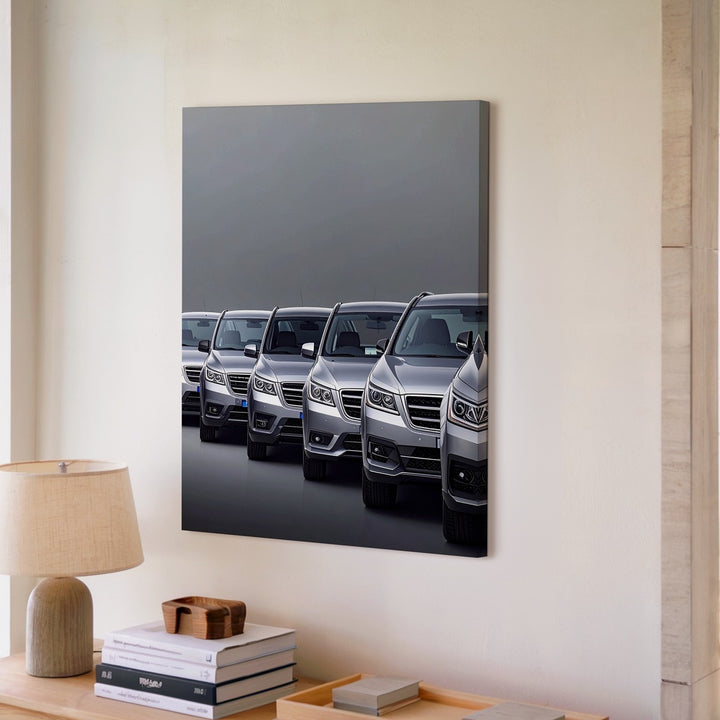 Mercedes Legacy Lineup Canvas – Evolution of Luxury in Motion - Gifitto