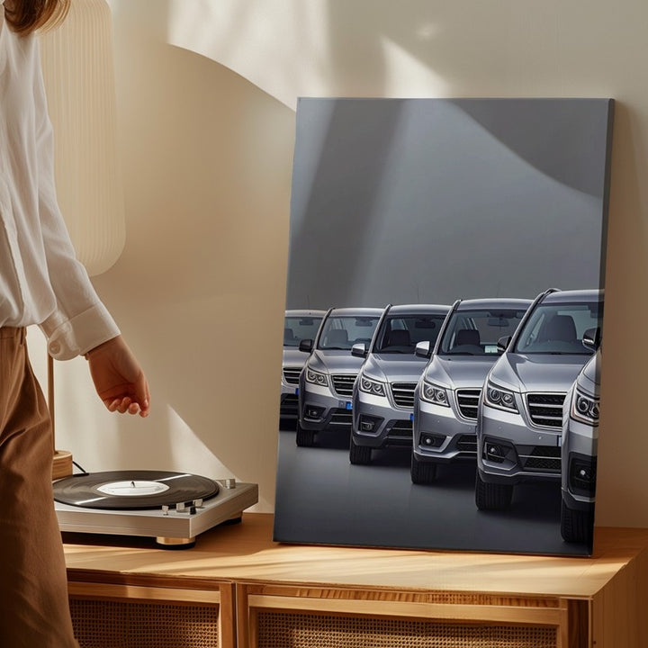 Mercedes Legacy Lineup Canvas – Evolution of Luxury in Motion - Gifitto