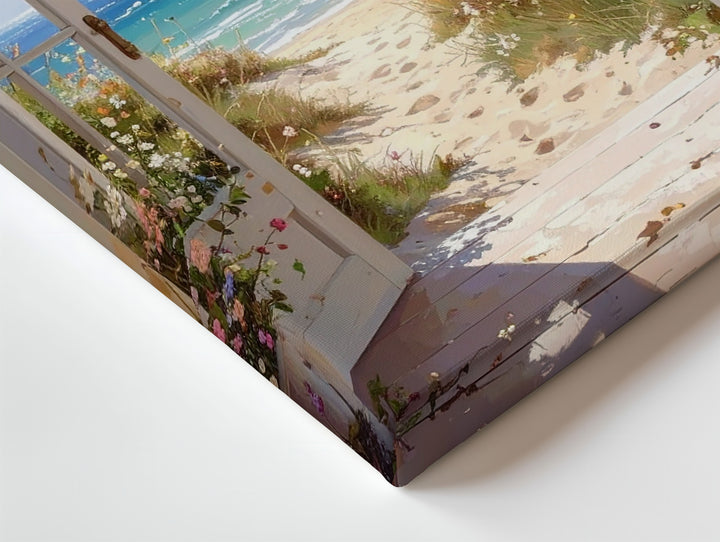 Beachview Serenity Canvas – Seaside Peace and Tranquil Horizon Art - Gifitto