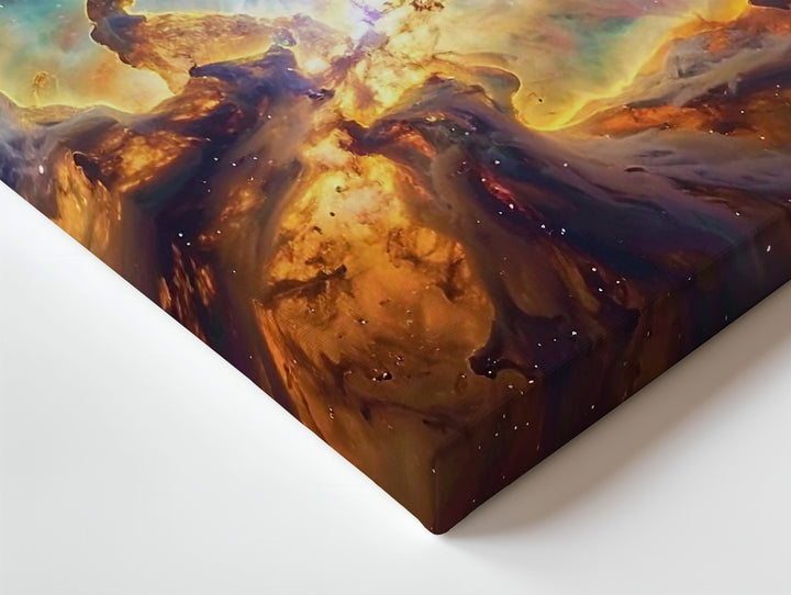 Stellar Bloom Nebula Canvas – Vivid Cosmic Cloud with Deep Space Motion - Gifitto