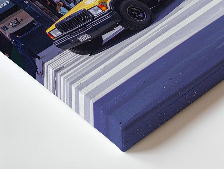 Comic-Style NYC Bronco Canvas – Urban Street Art SUV with Nike Vibe - Gifitto