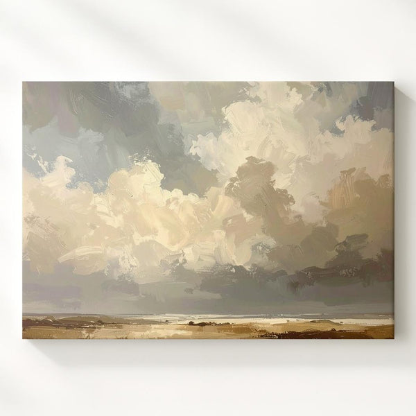 Serene Sky & Earth Canvas – Tranquil Landscape Wall Art - Gifitto