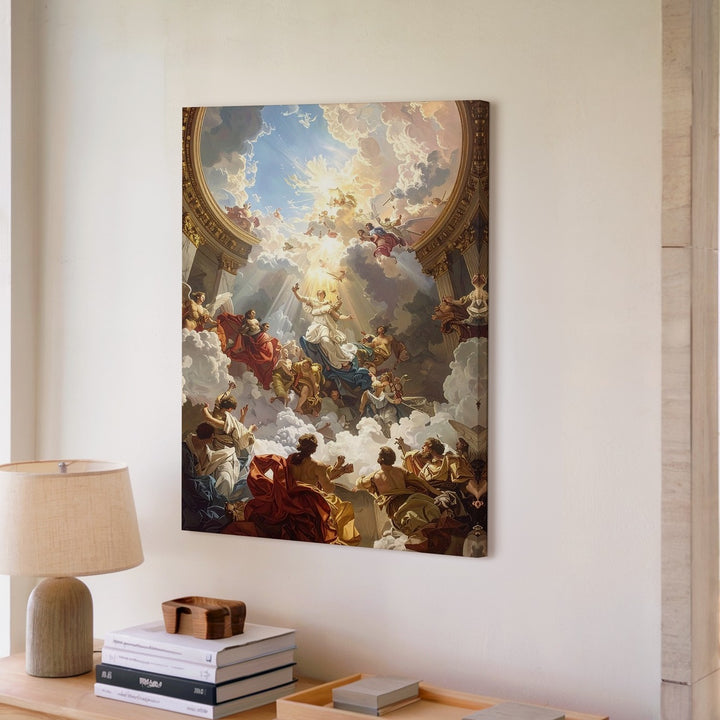 Celestial Pantheon Canvas – Renaissance Mythology Grand Tableau - Gifitto