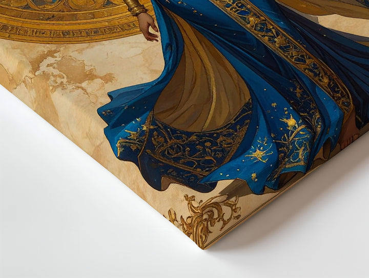 Celestial Goddess Canvas – Cosmic Power and Divine Femininity Art - Gifitto