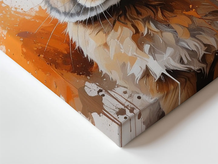 Abstract Rabbit Canvas – Modern Easter Wall Art - Gifitto