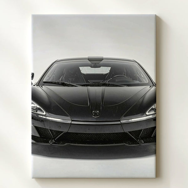 McLaren P1 Hypercar – Futuristic Black Automotive Canvas Art - Gifitto