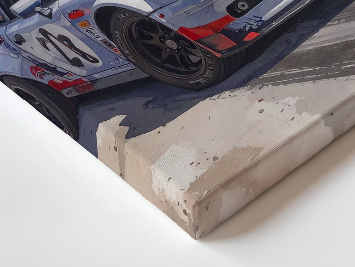 Porsche 911 RSR Martini Racing Canvas – Iconic Race Car with Classic Livery - Gifitto