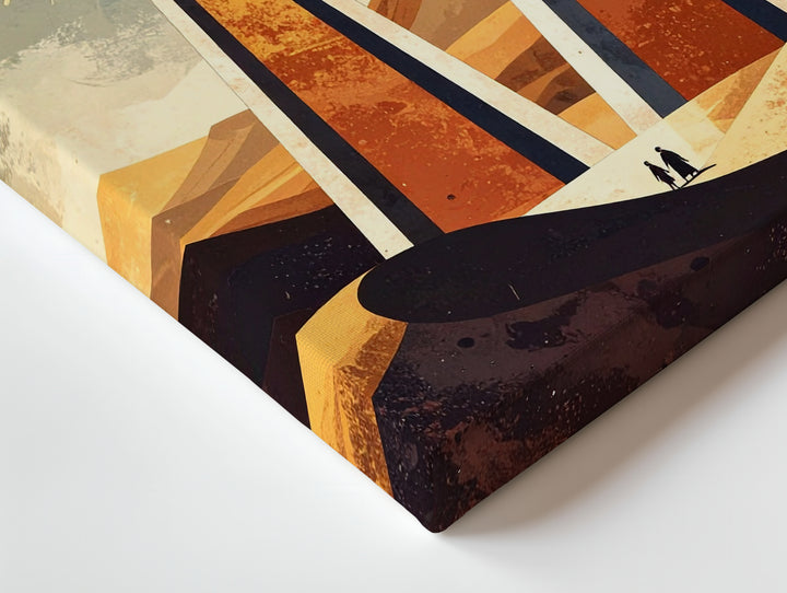 Rising Sun Canvas – Powerful Symbolism of Energy and Renewal in Desert Landscape - Gifitto