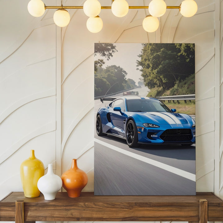 Ford Mustang Shelby GT500 Canvas – High-Speed Muscle Car Wall Art - Gifitto