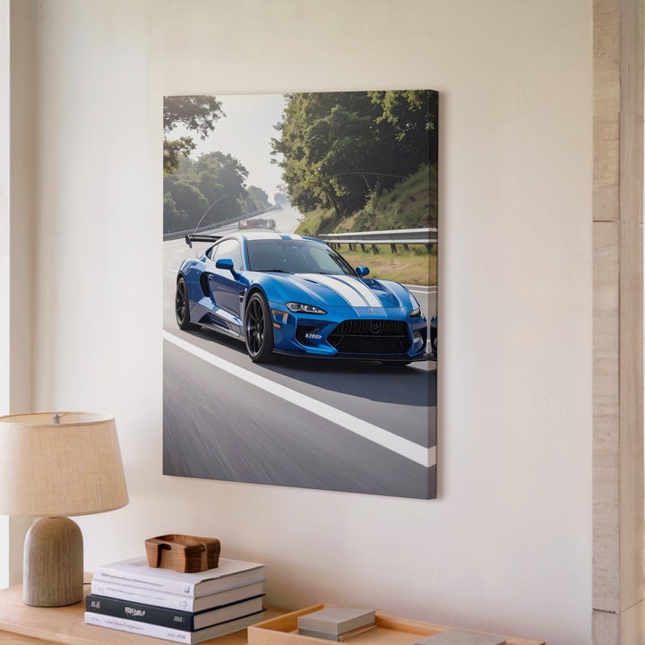 Ford Mustang Shelby GT500 Canvas – High-Speed Muscle Car Wall Art - Gifitto