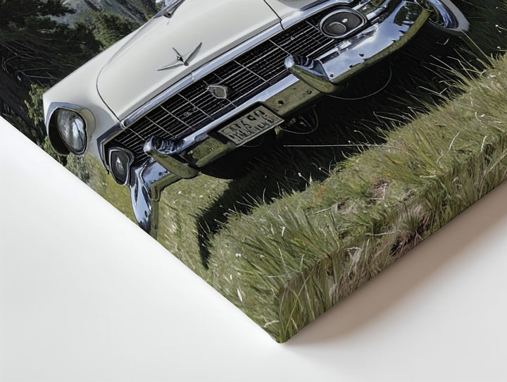 1959 Cadillac Classic Car Canvas – Vintage American Road Trip Art - Gifitto