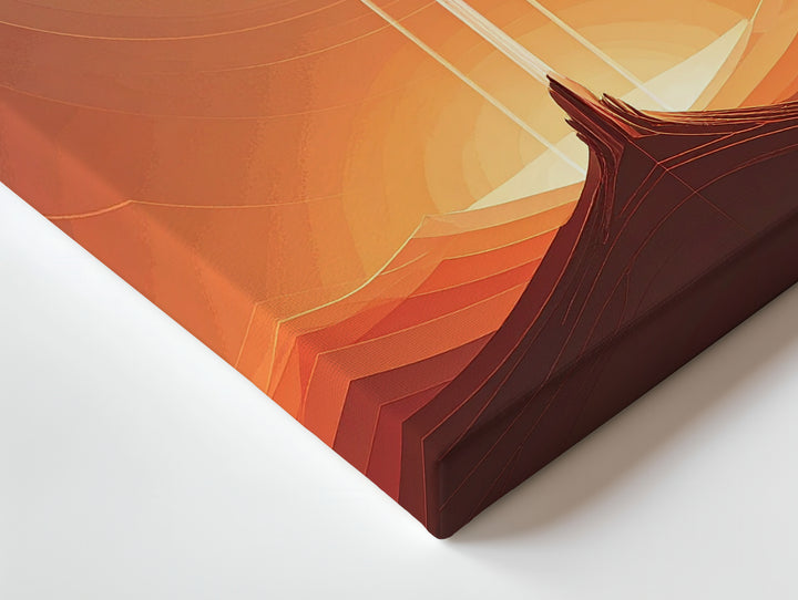 Minimalist Spaceship Journey Canvas – Abstract Art of Space Exploration - Gifitto