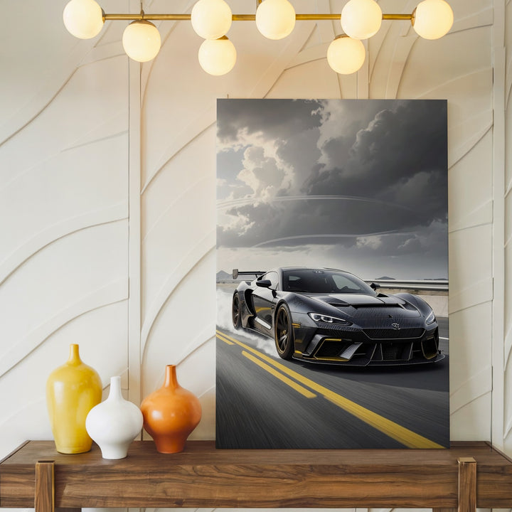Lamborghini Centenario High-Speed Canvas – Dramatic Motorsport Action Art - Gifitto