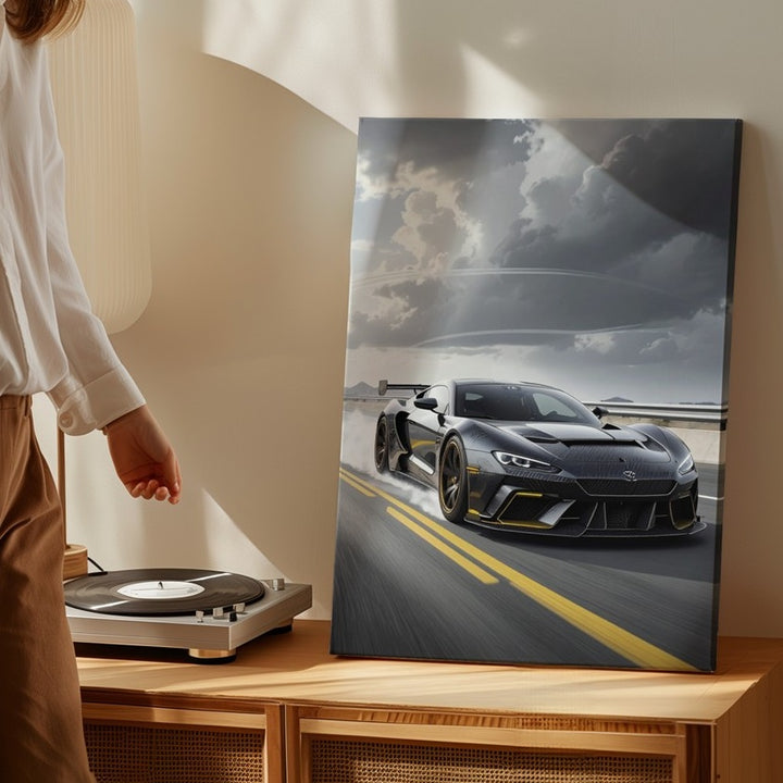 Lamborghini Centenario High-Speed Canvas – Dramatic Motorsport Action Art - Gifitto