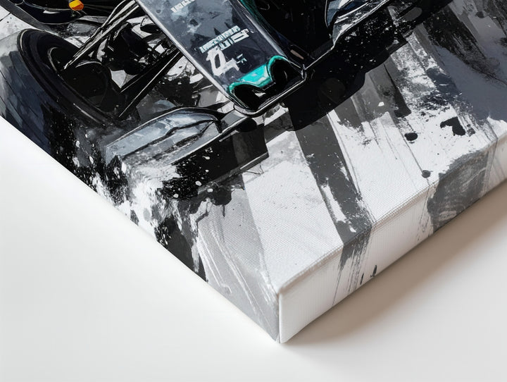 Mercedes-AMG Petronas F1 Car Canvas – High-Speed Racing Art featuring Lewis Hamilton - Gifitto