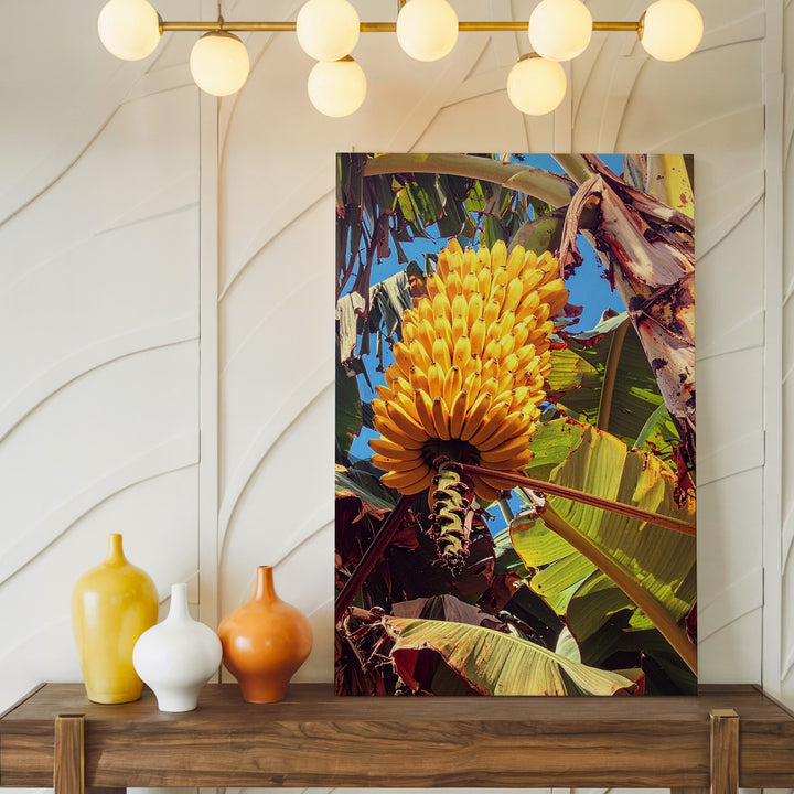 Tropical Banana Flower Canvas – Vibrant Photography of Banana Blossom - Gifitto