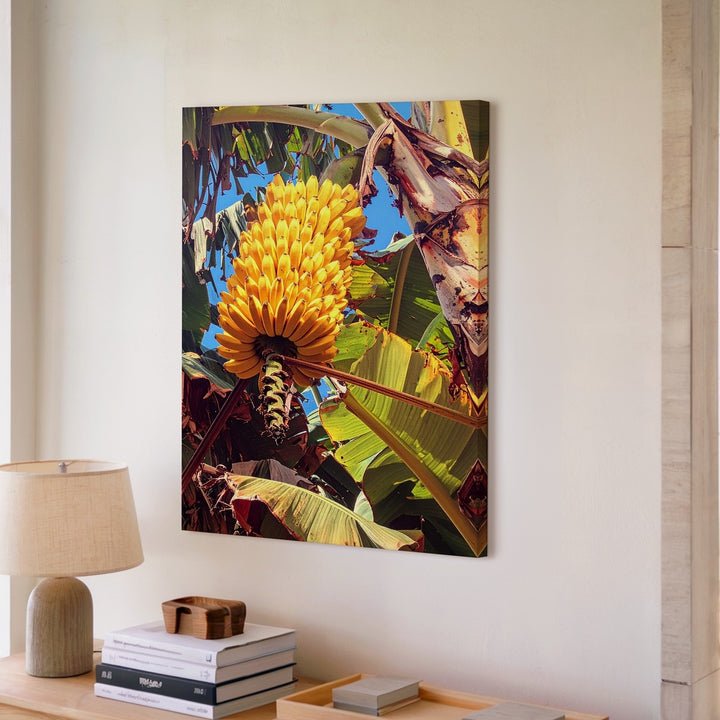 Tropical Banana Flower Canvas – Vibrant Photography of Banana Blossom - Gifitto