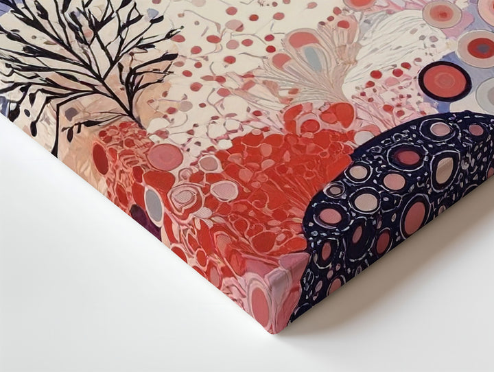 Dreamflow Abstract Canvas – Organic Motion Art with Dots & Waves - Gifitto
