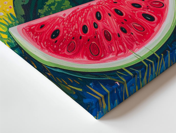 Pop-Art Watermelon Canvas – Bold & Graphic Summer Artwork - Gifitto