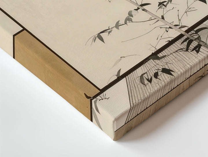 Zen Bonsai & Black Sun Canvas – Minimalist Japanese Ink Balance Art - Gifitto